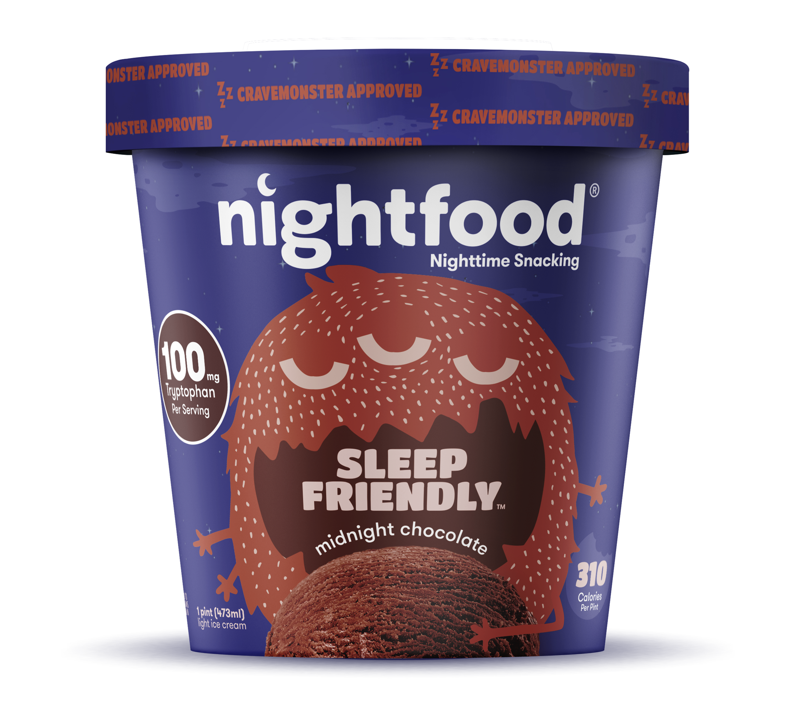Sleep-Friendly Midnight Chocolate Ice Cream - 5 Pints